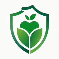 CareBite logo — a green shield with a heart-shaped apple and leaves